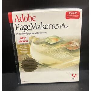 Adobe PageMaker 6.5 Plus Windows Upgrade Professional Page Layout For Business